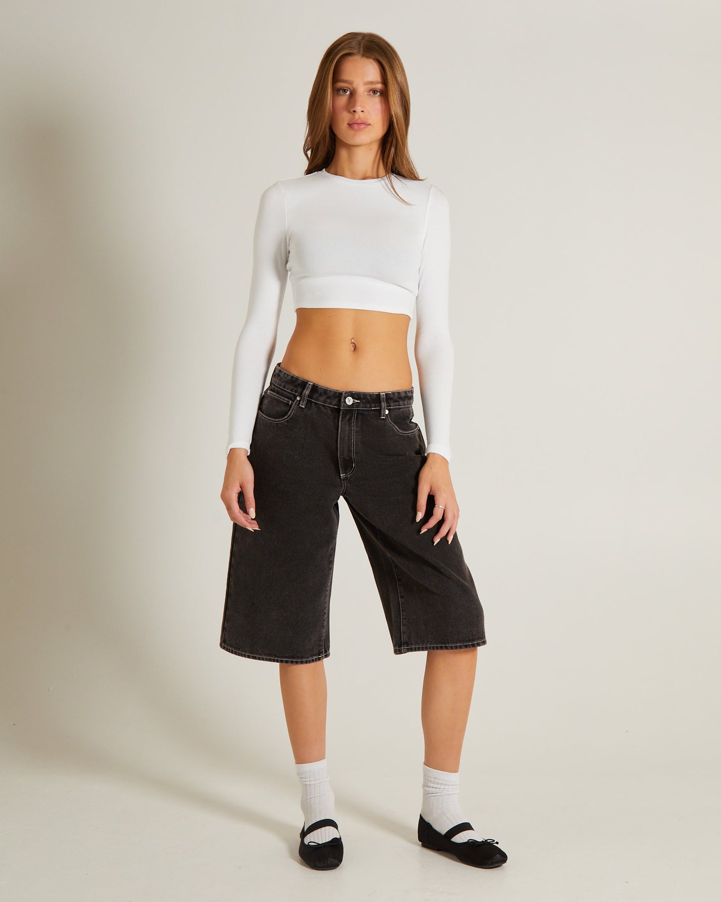 Long Sleeve Crop Top