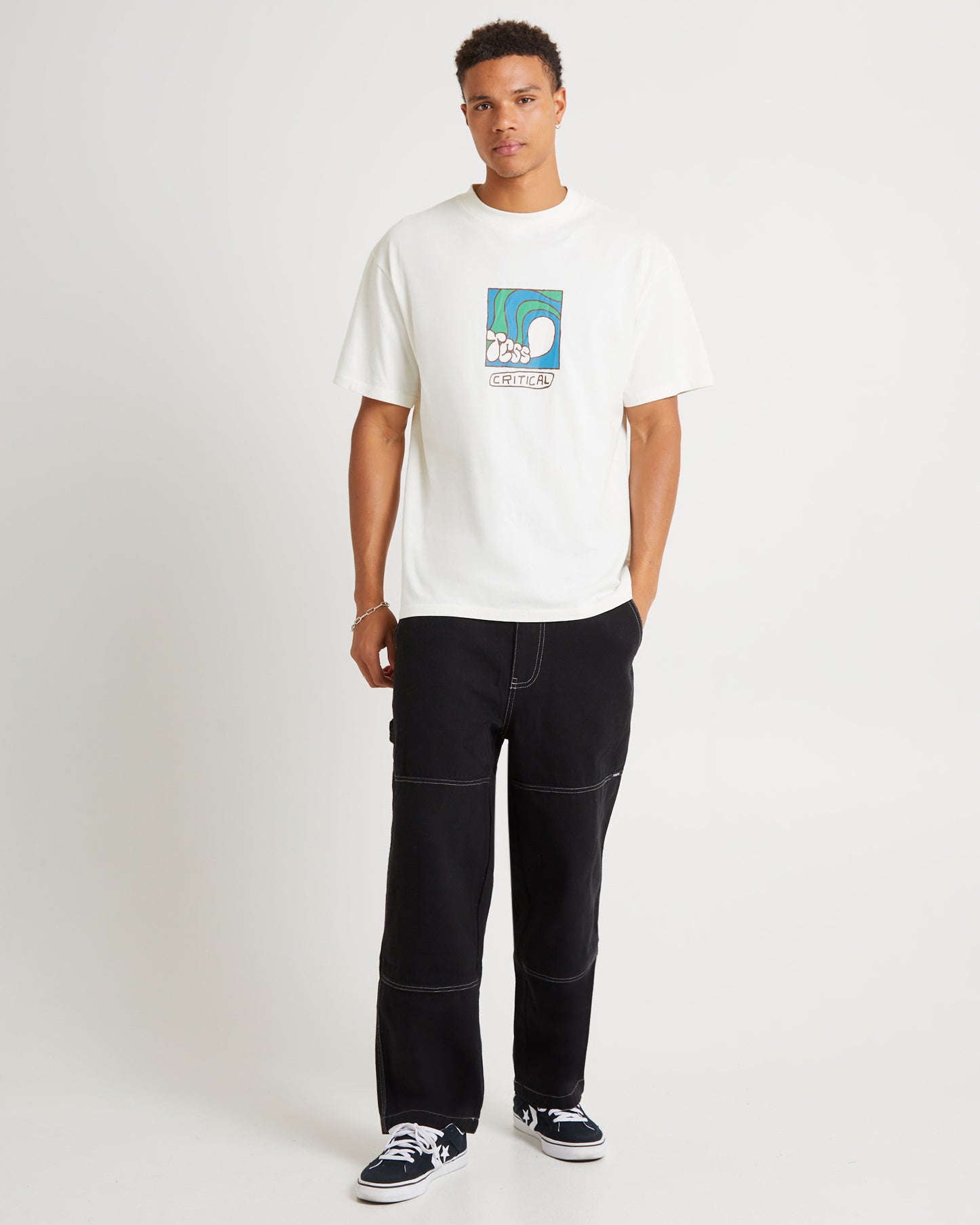 Washroom Short Sleeve T-Shirt Vintage White
