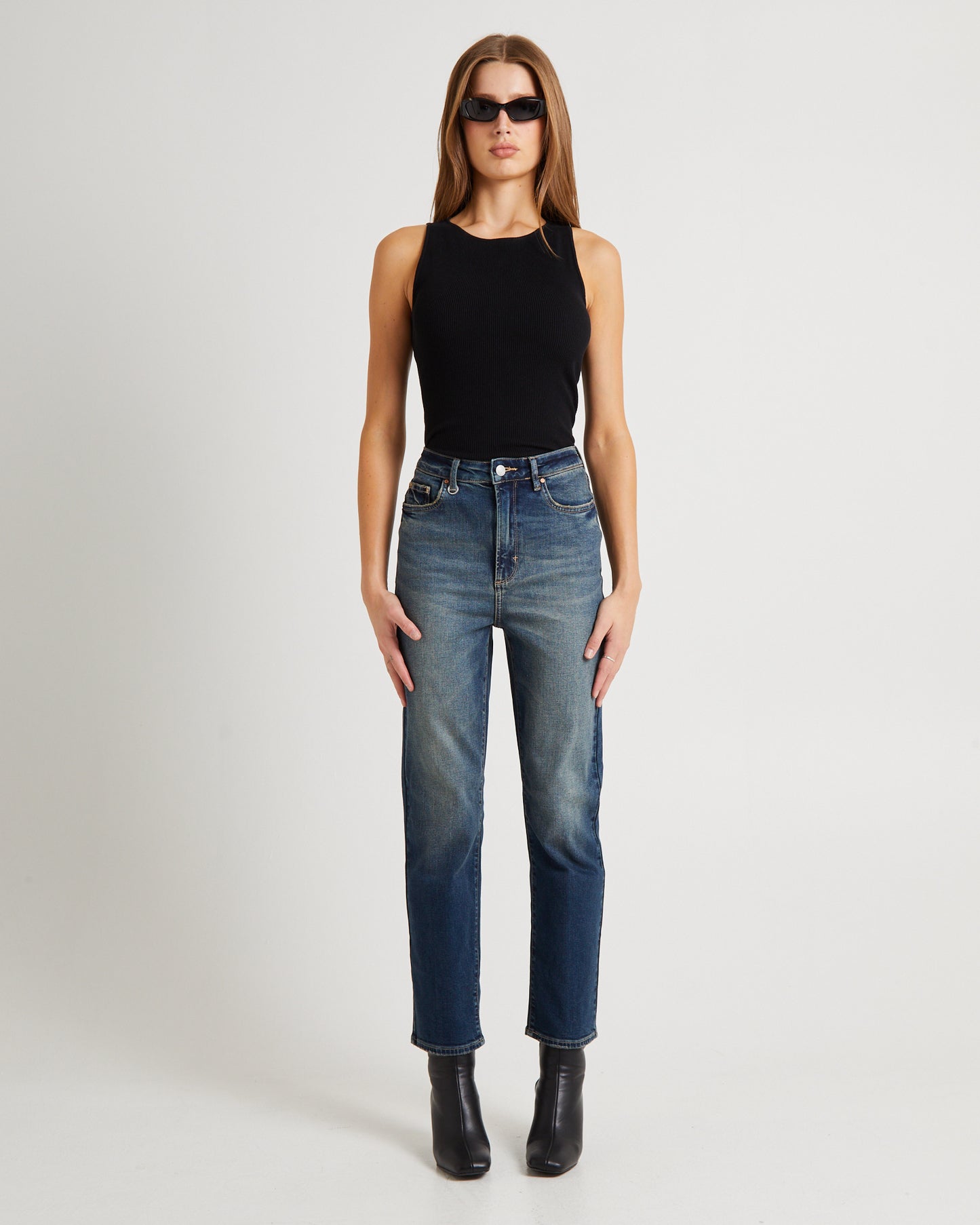 Nico Straight Denim Jeans Gold Mine