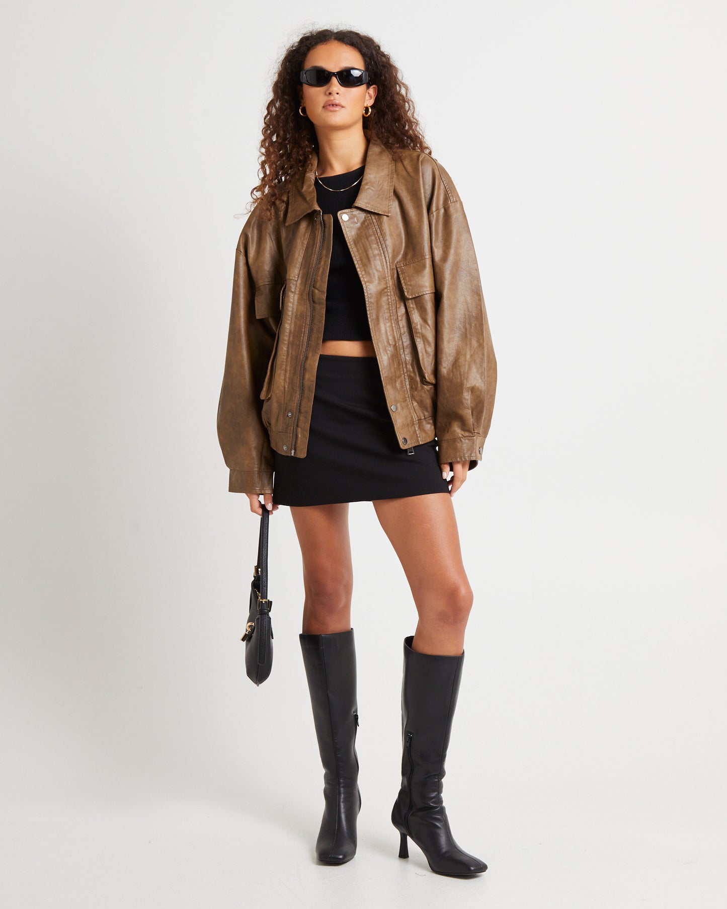 Jen Oversized Patch Pocket Jacket