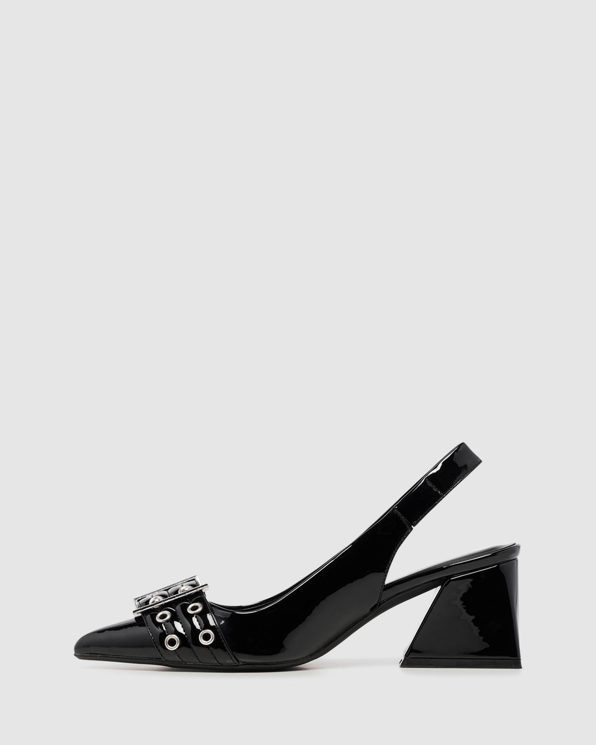 Slay Slingback Pump Black Patent BLACK PATENT