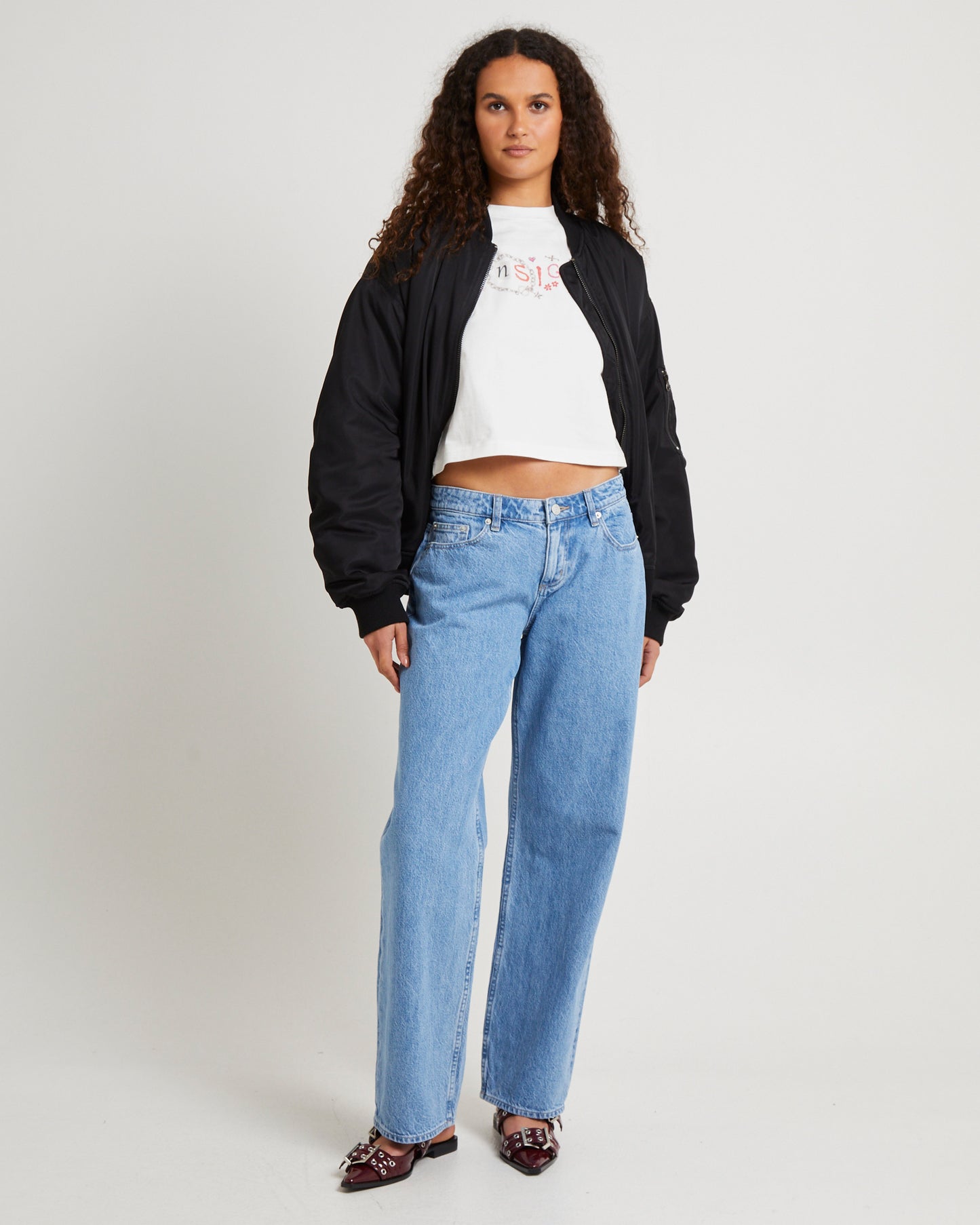 Y2k Low Baggy Jeans Brooklyn Blue