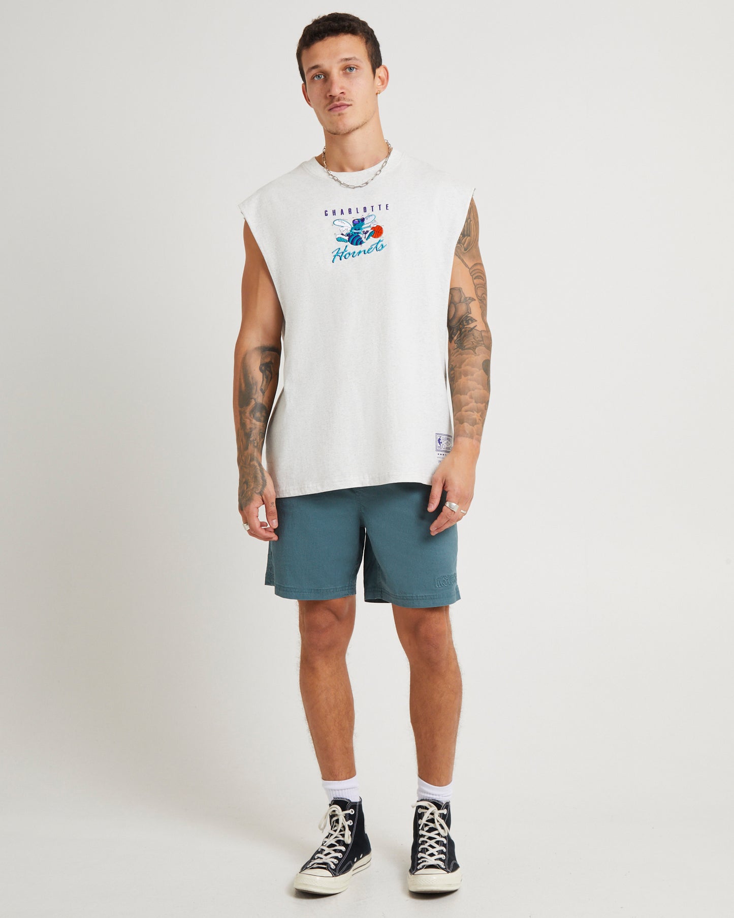 Tri Logo Muscle Hornets