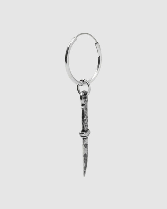 Bowies Knife Earrings SILVER