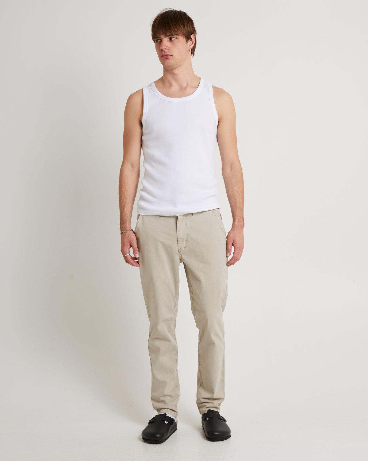 Preston Slim Chino Pants Bone