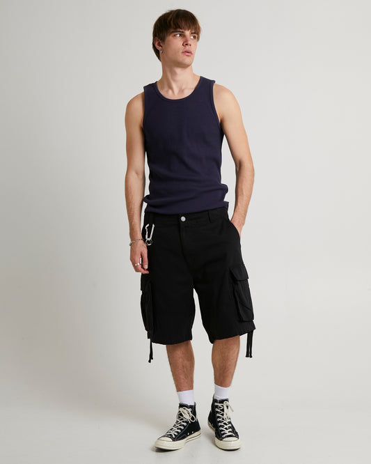 Waffle Singlet NAVY