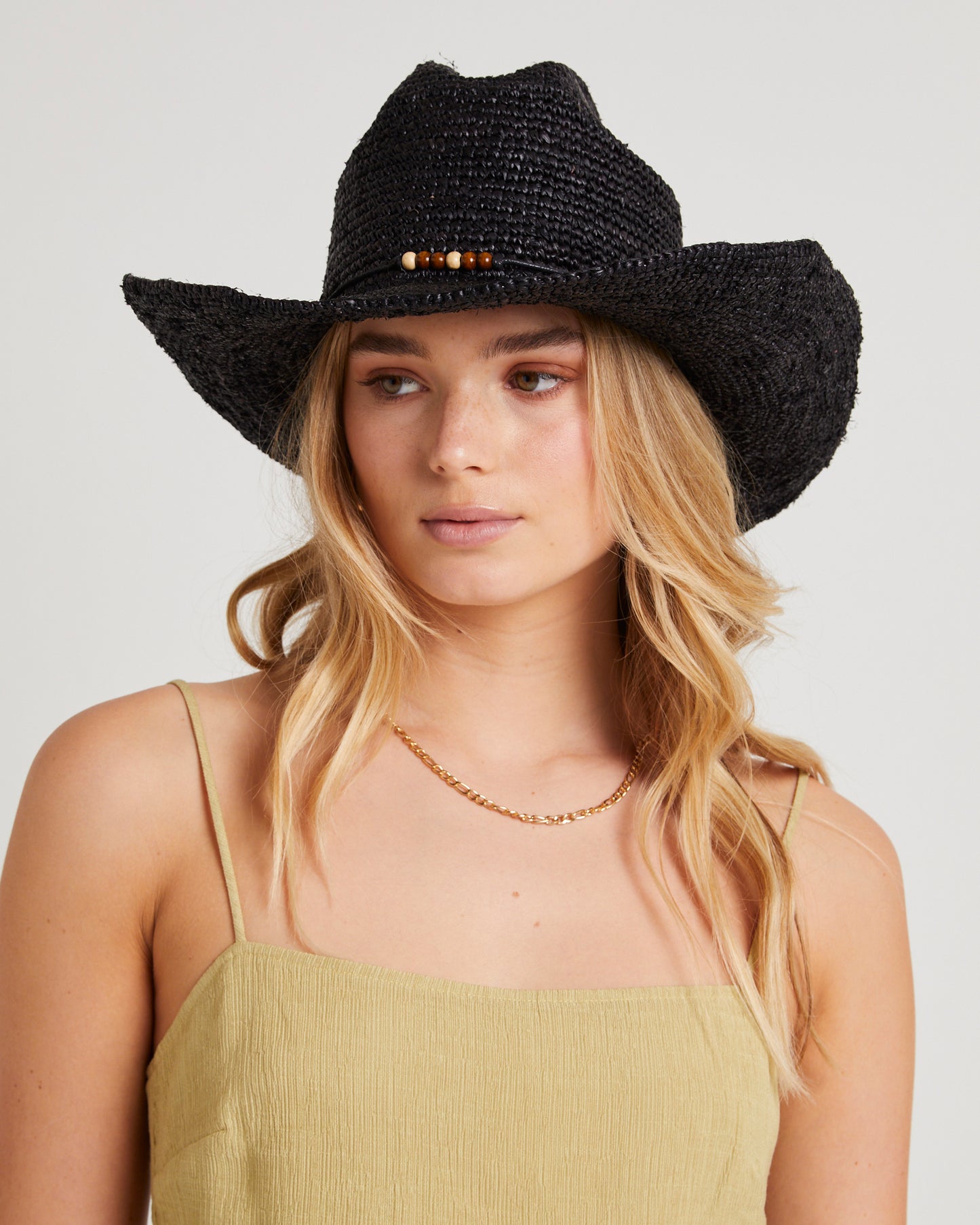 Beach Side Rafia Cowboy Hat