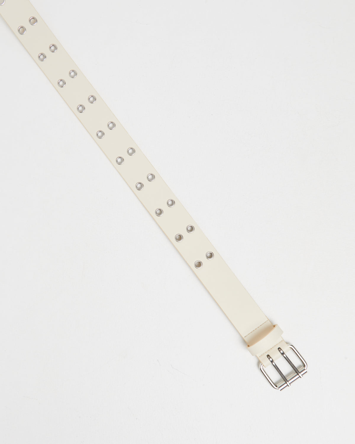Double Eyelet Belt OFF WHITE