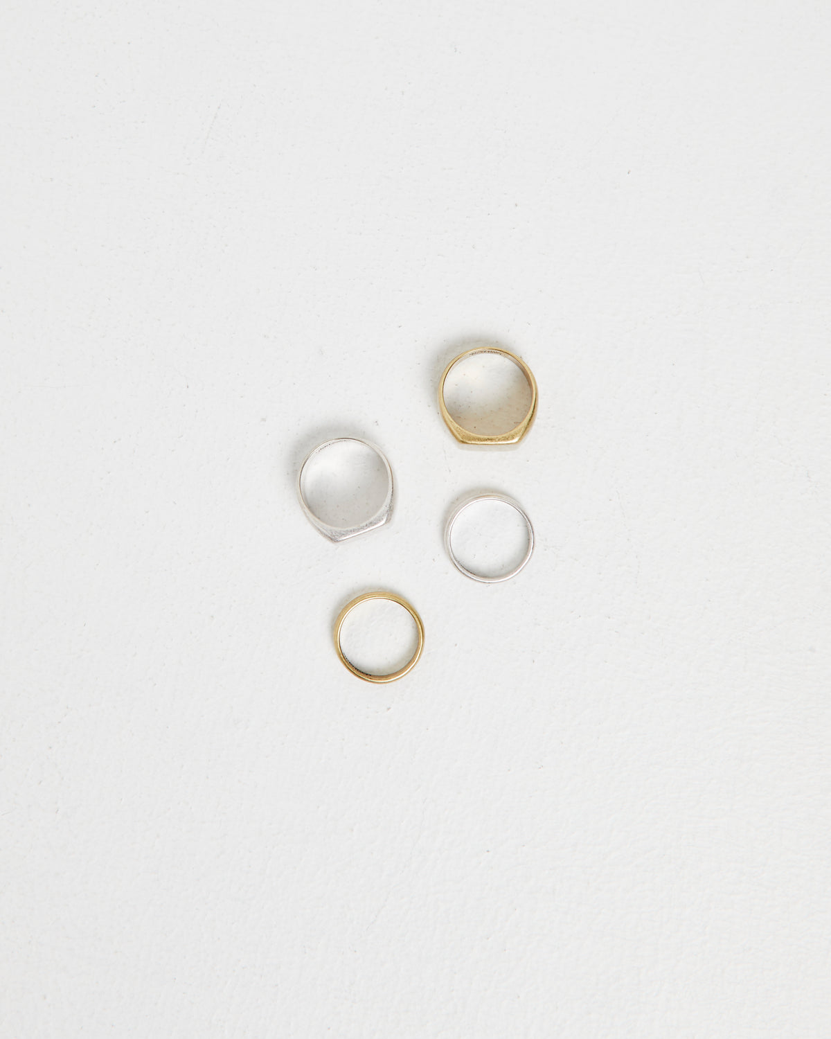 Spencer Mixed Metal Ring Pack GOLD/SILVER