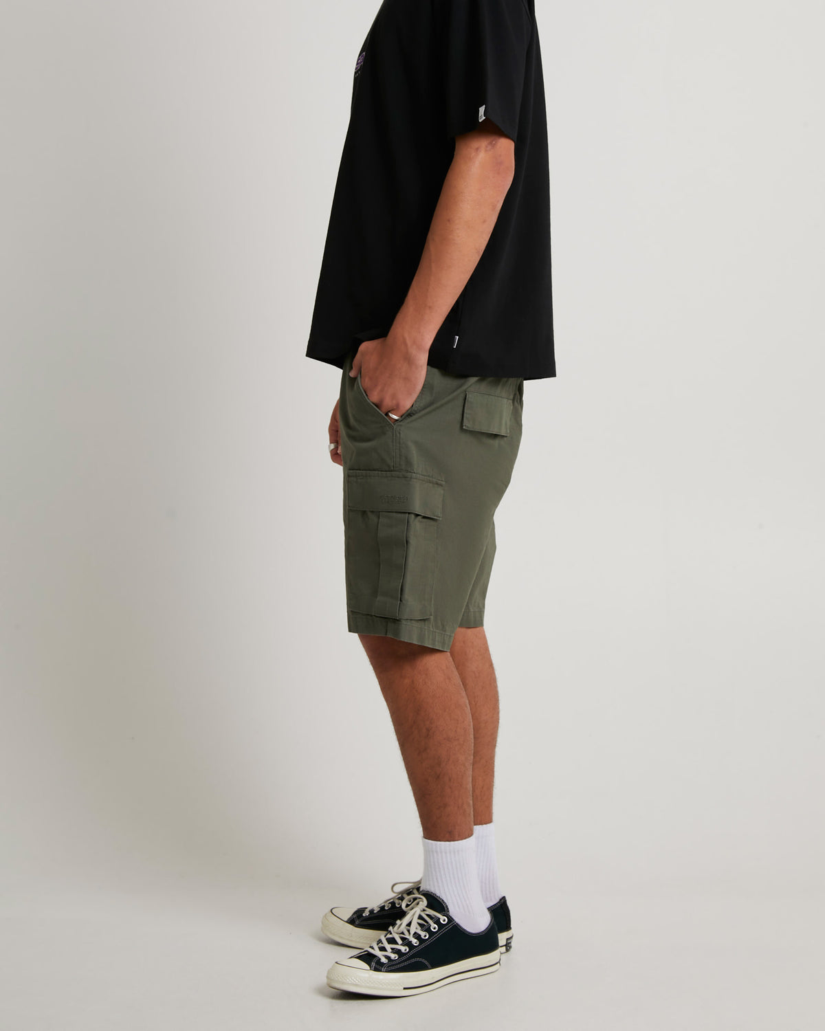 Surplus Cargo Denim Shorts