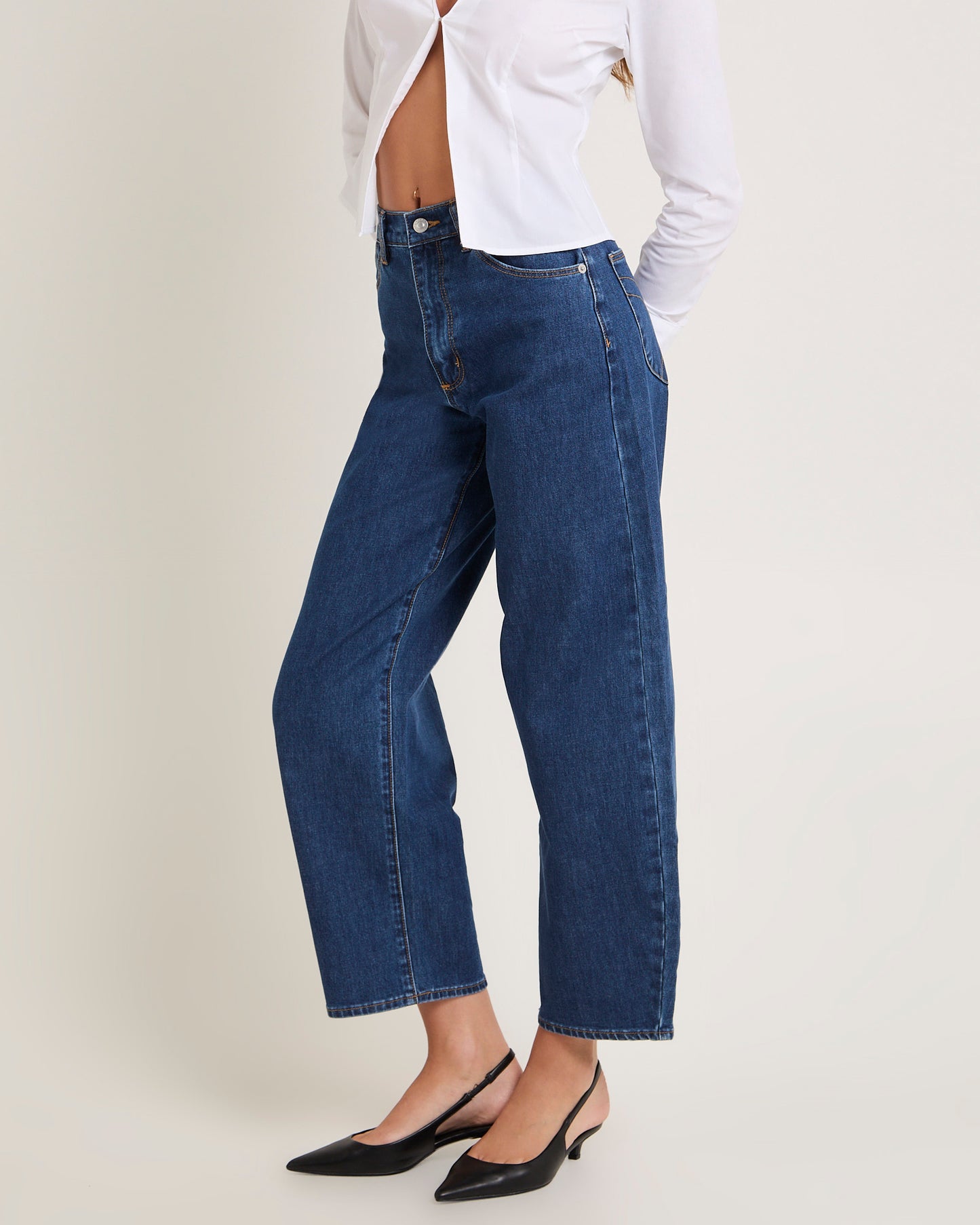 Gigi Barrel Denim Jeans