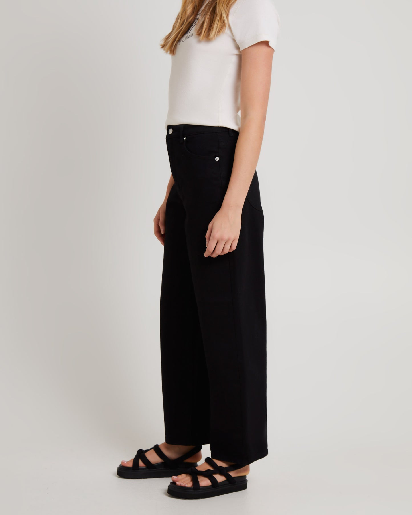 Gigi Barrel Jeans Forever Black