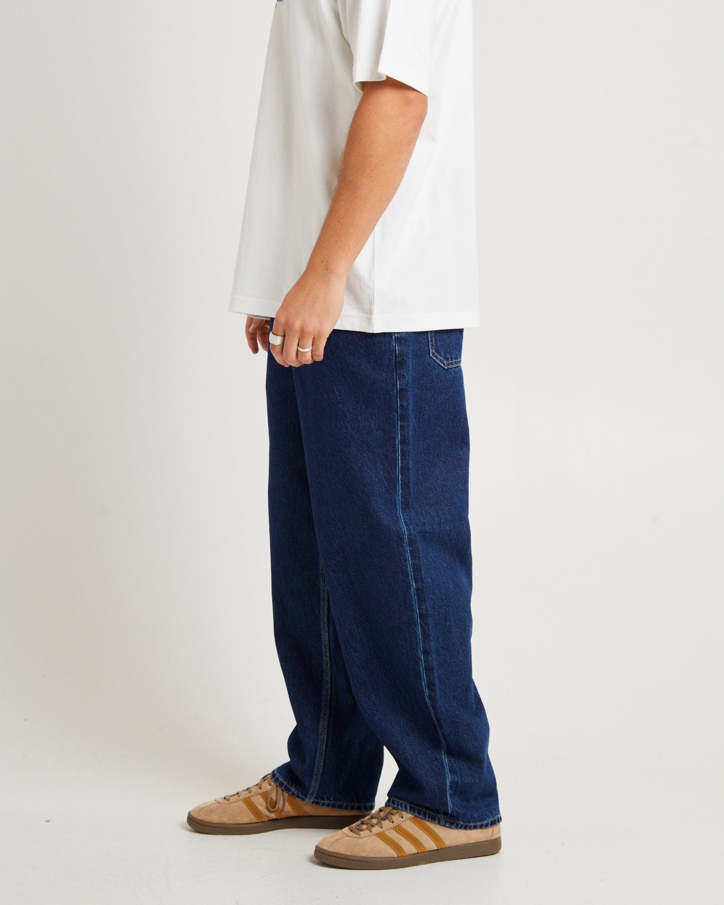Z-Five Baggy Denim Jeans Pure Tone