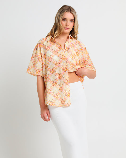 Nahla Oversized Check Shirt ASSORTED