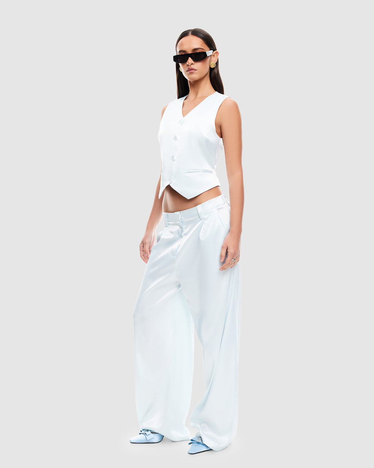 Heiress Vest PALE BLUE