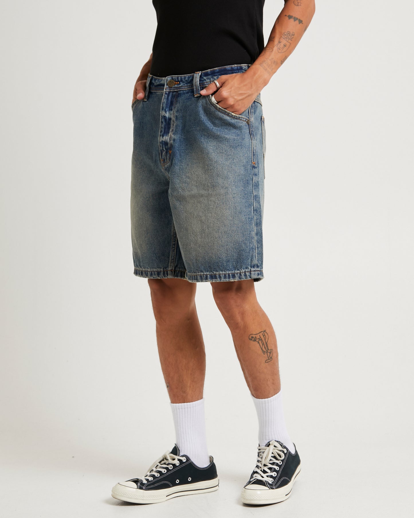 A5 Baggy Denim Shorts Justin