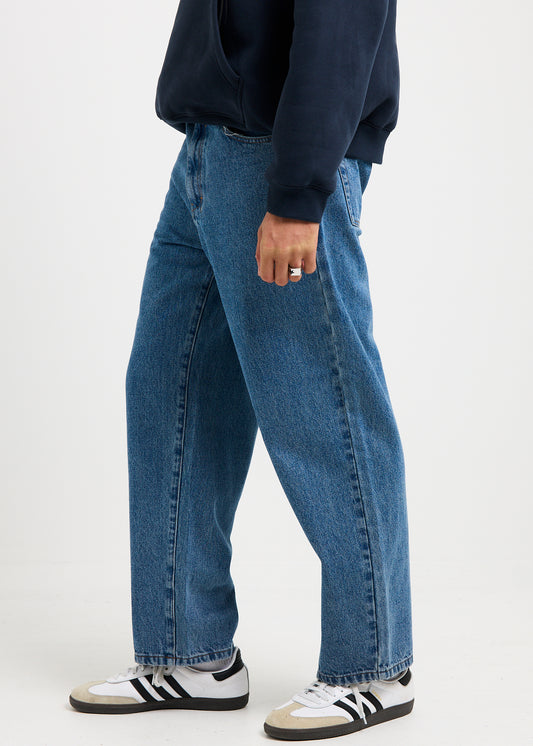 Knocker Wide Leg Denim Jeans 90'S BLUE