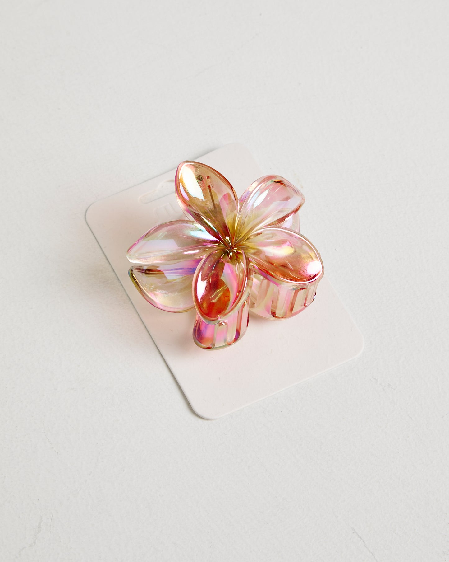 Metallic Flower Clip