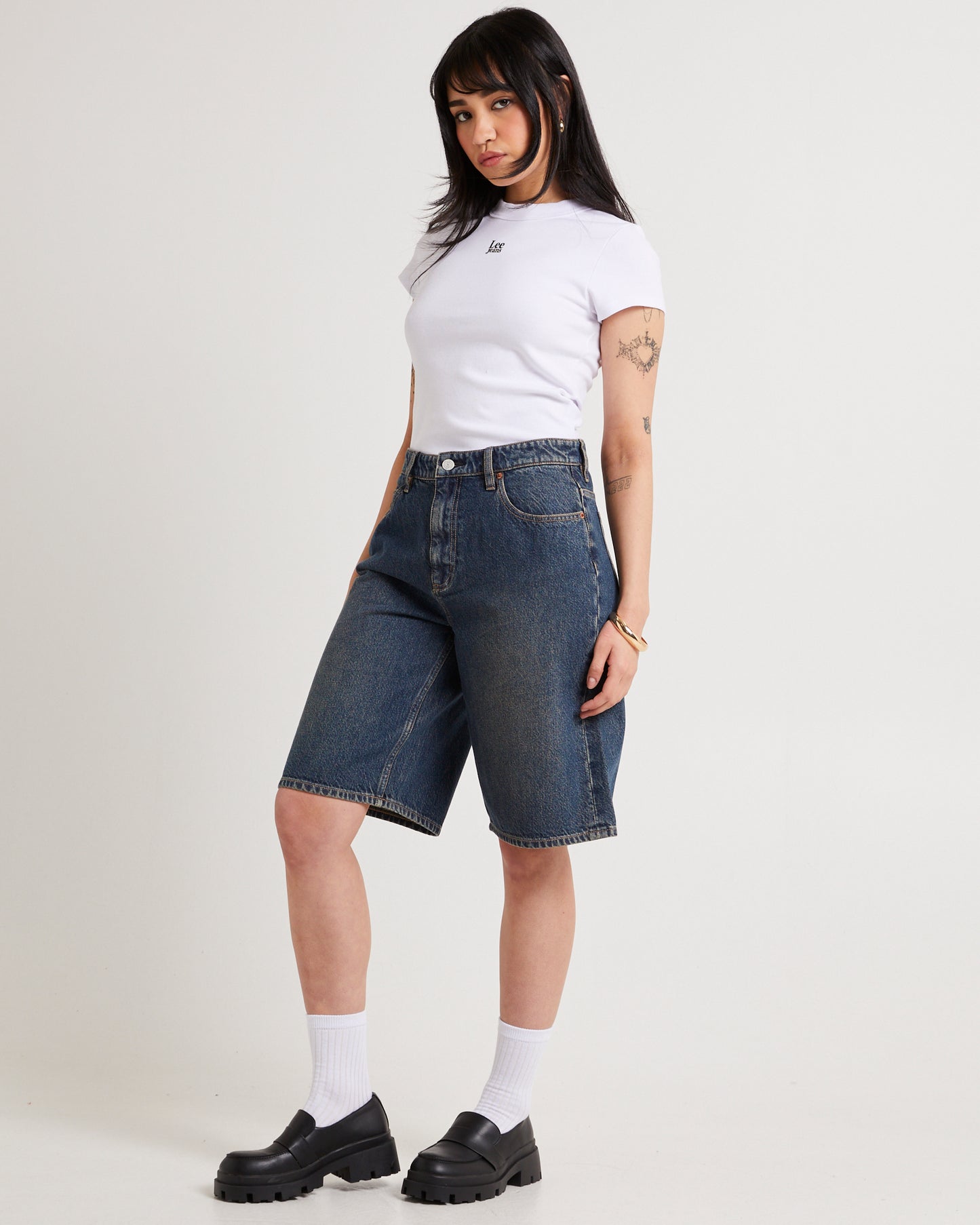Low Slouch Relaxed Denim Jorts