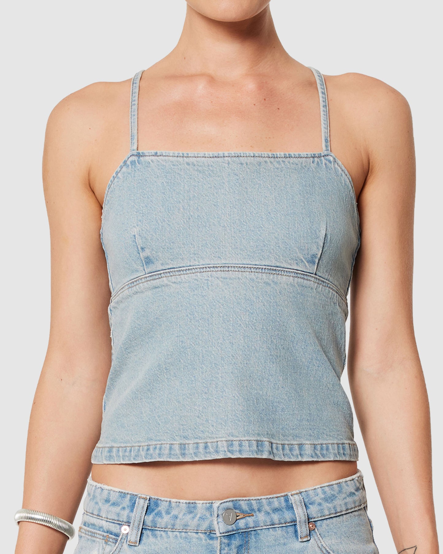 Heaven Denim Top Dixie