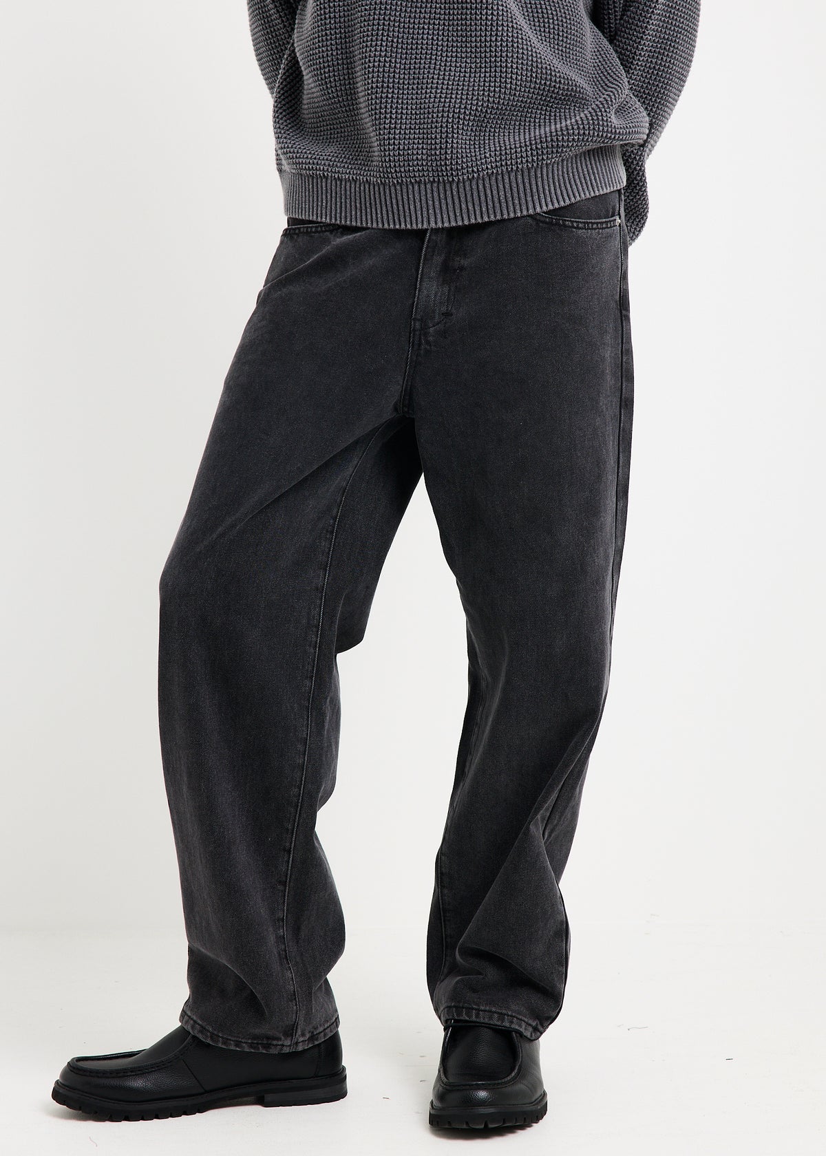 Knocker Wide Leg Denim Jeans