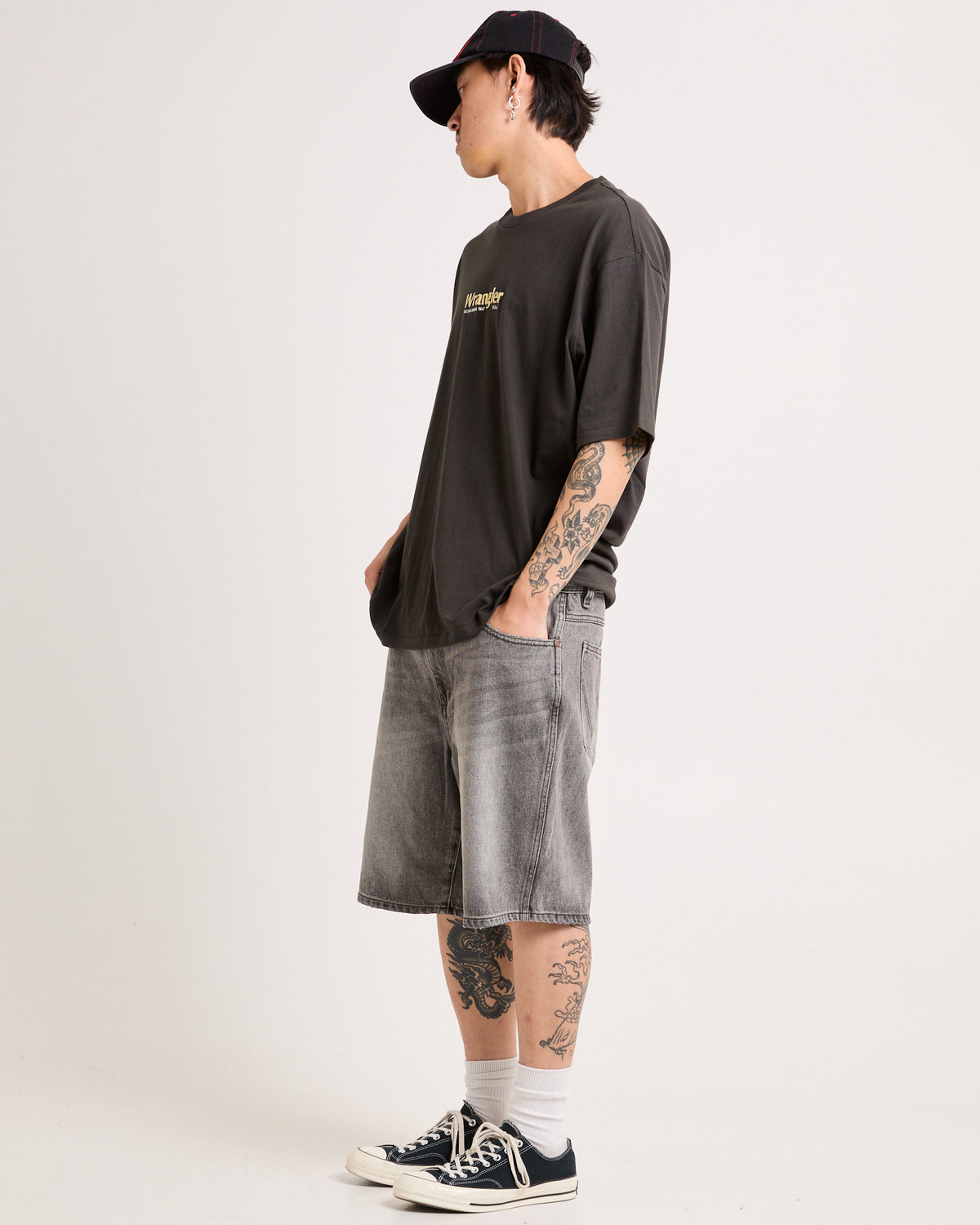 Steezy Relaxed Shorts TOP GREY