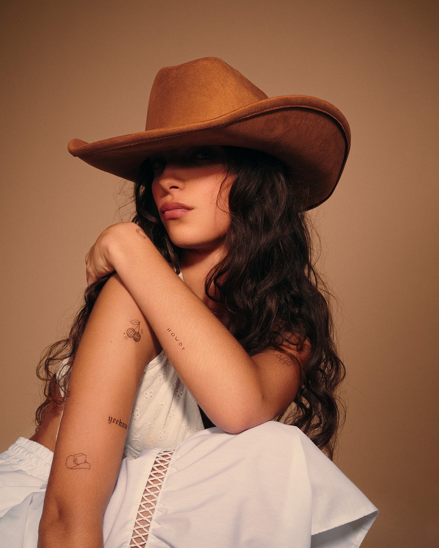 Disco Cowgirl Temporary Tattoo Pack