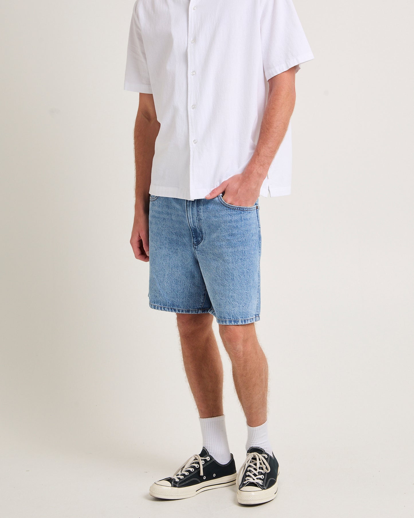 Slacker Relaxed Denim Shorts