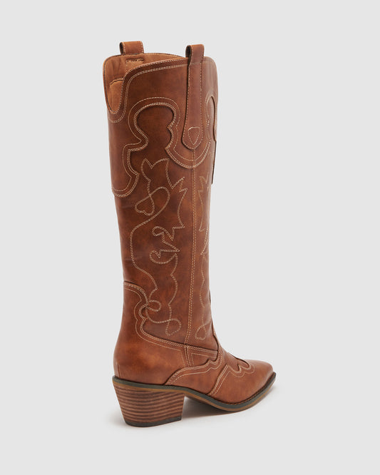 Malvin Western Boots TAN