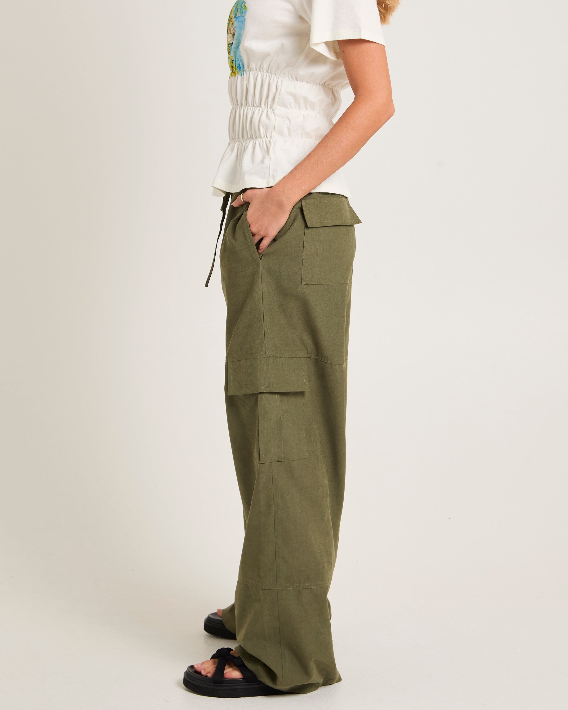 Mia Drap Cargo Pants – General Pants Co.