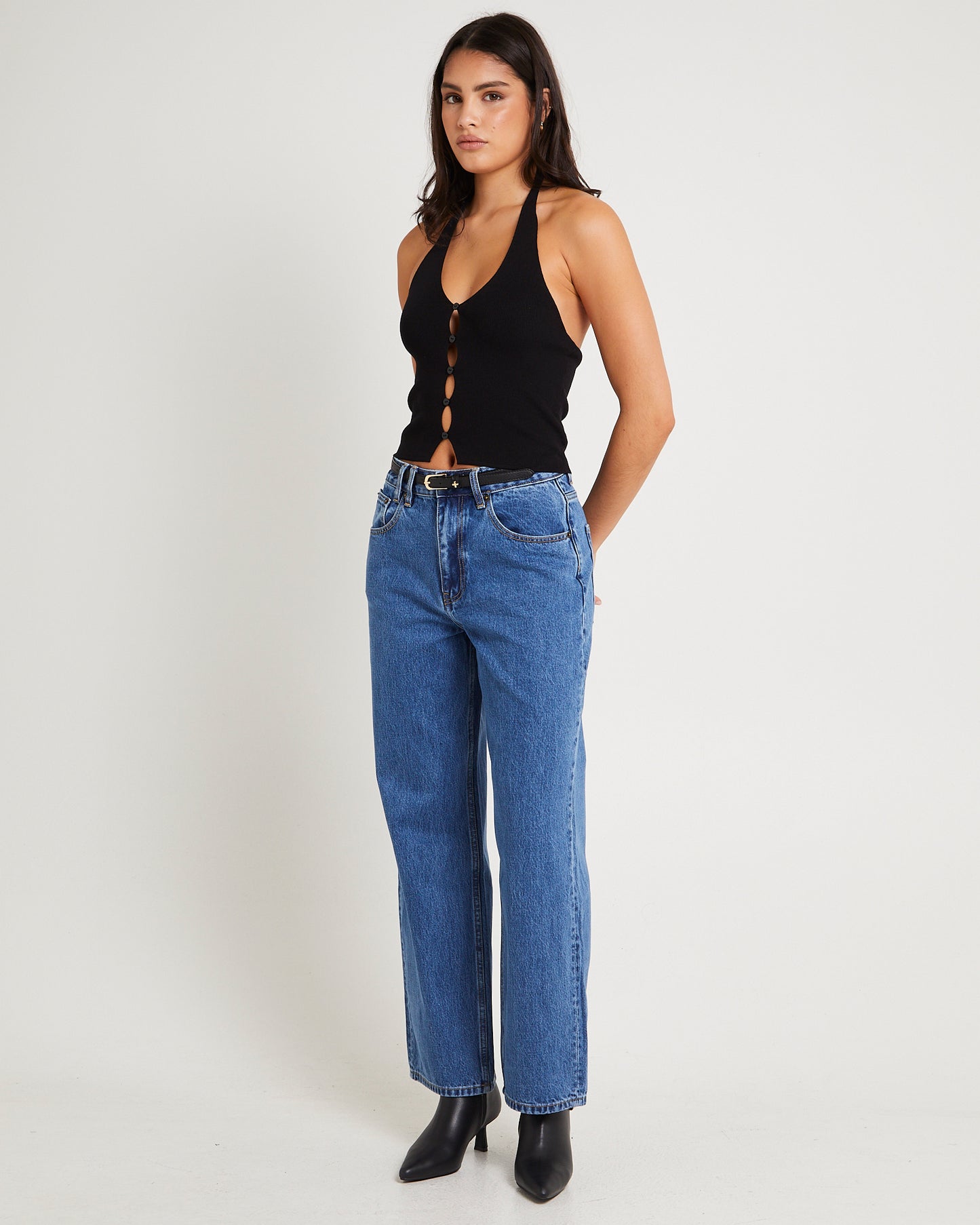 Kaia Keyhole Halter Top