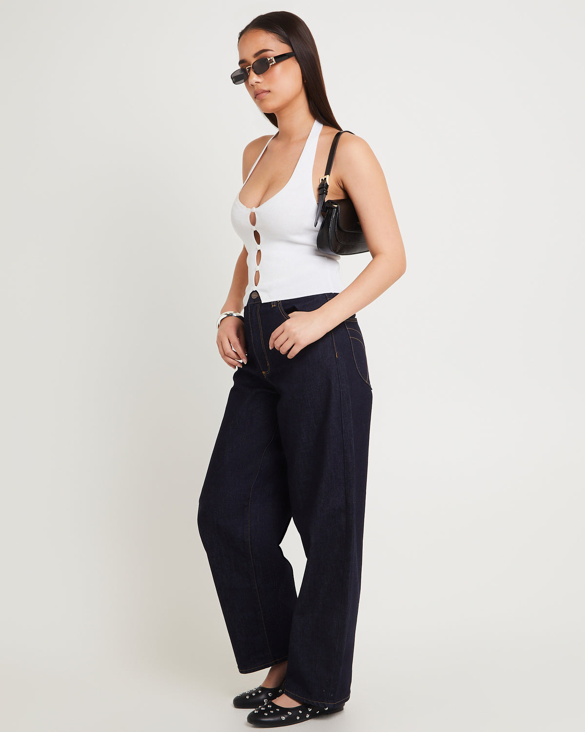 Kaia Keyhole Halter Top
