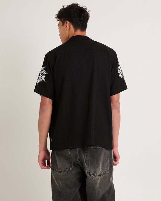 Visions Resort Short Sleeve Shirt BLACK