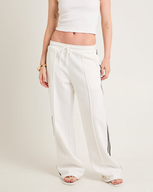 Subtitled Baggy Track Pants OFF WHITE