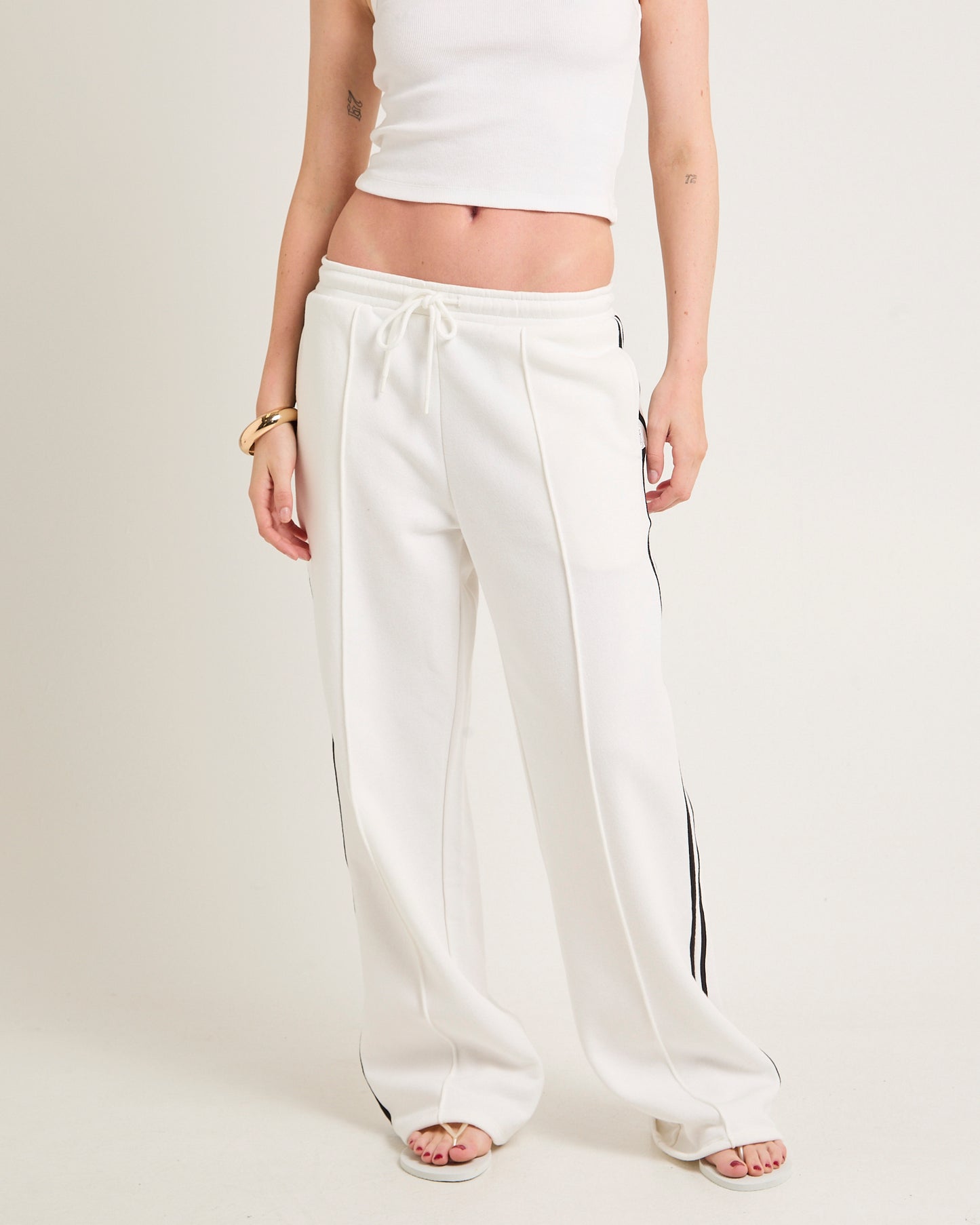 Subtitled Baggy Track Pants