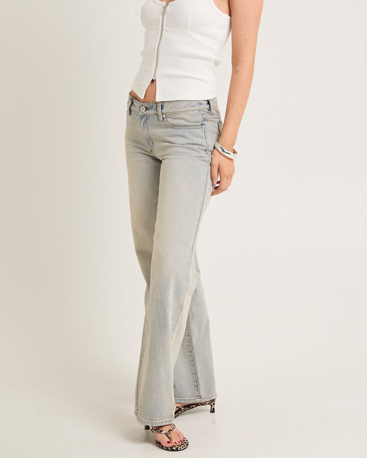 99 Low & Wide Jeans Penelope TINT LIGHT BLUE