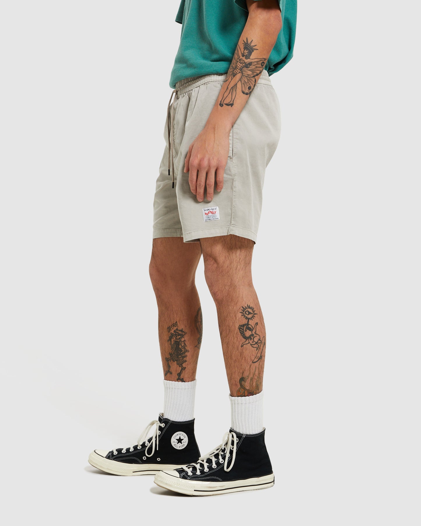 Suspended Particle Shorts Pigment Grey