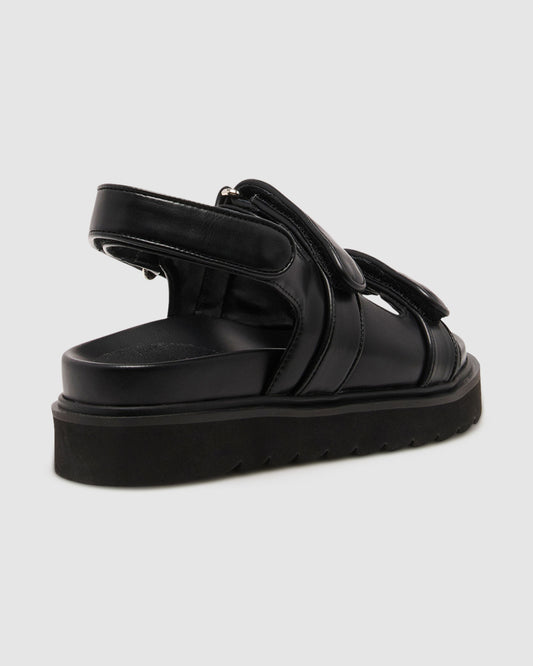 Veto Platform Sandals BLACK