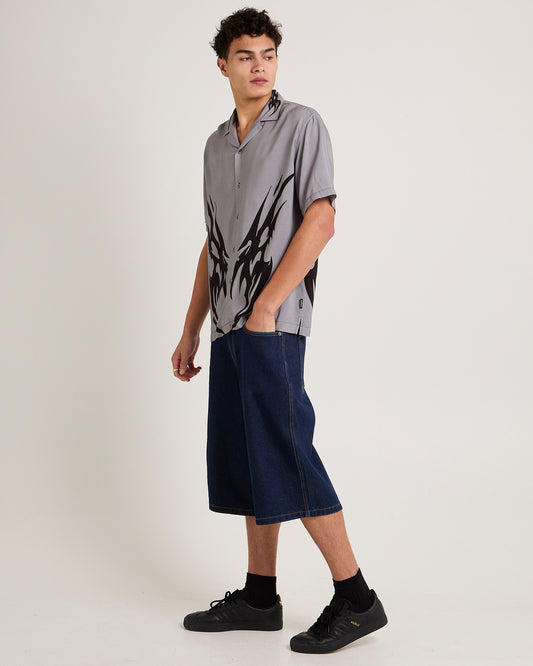Nu Short Sleeve Resort Shirt GREY