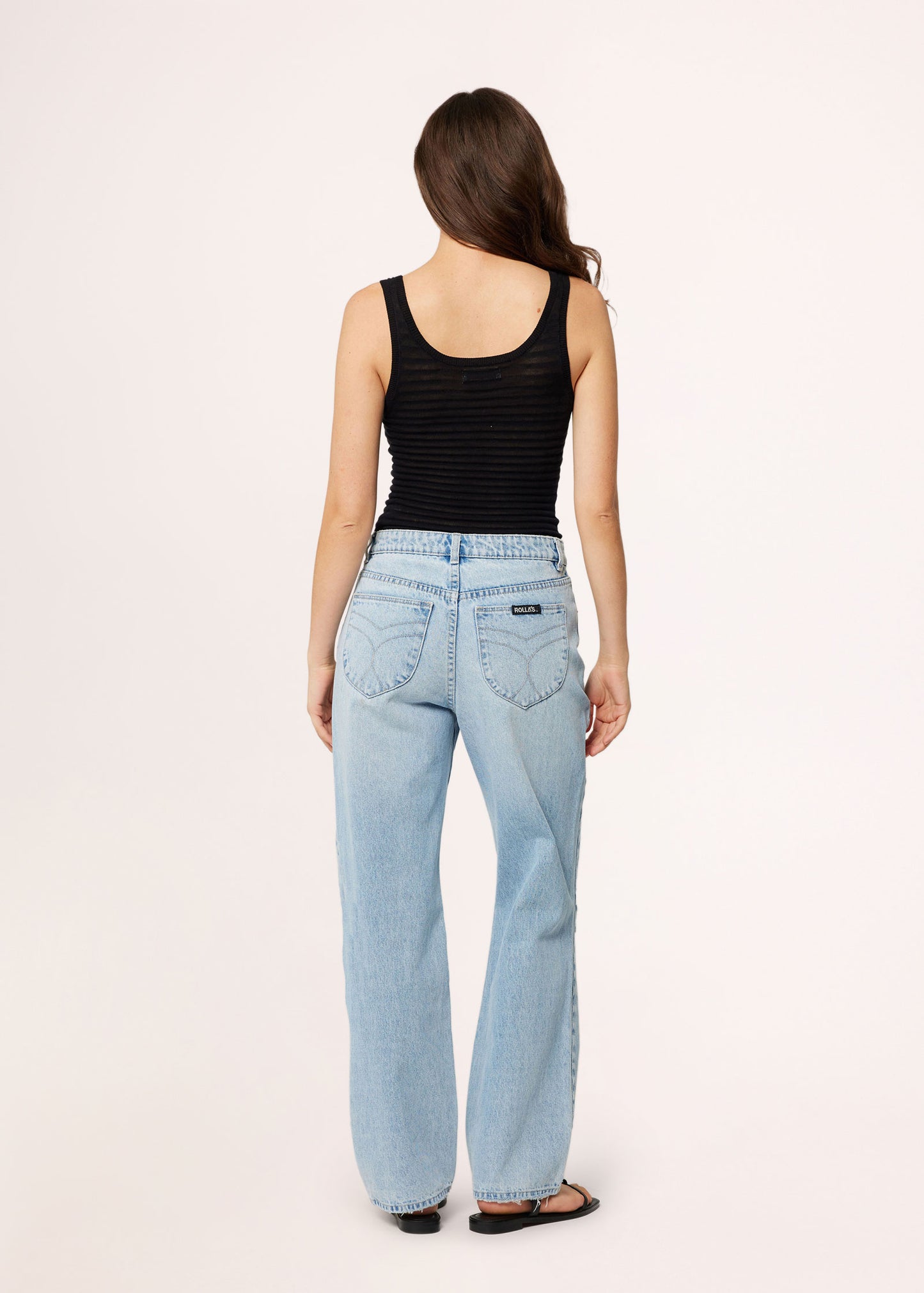 90's Relaxed Denim Jeans Long Beach Worn