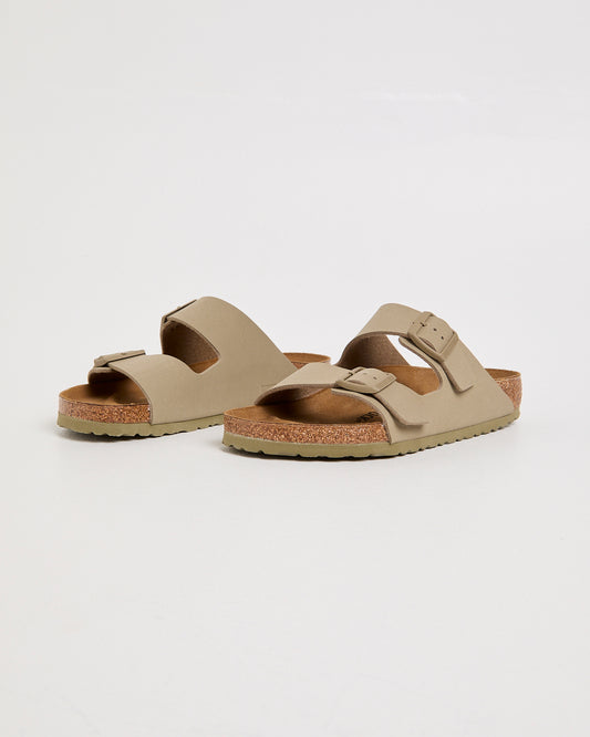 Arizona Faded Khaki Birko-Flor Sandals KHAKI