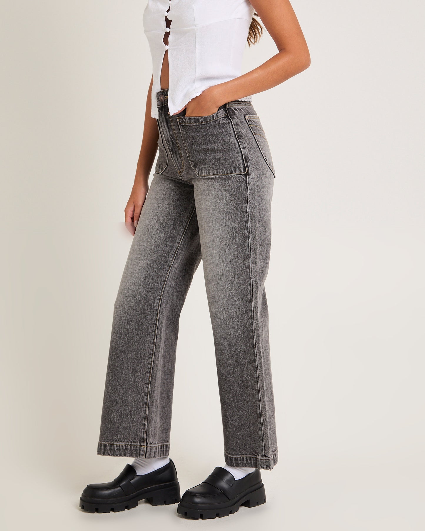 Sailor Denim Jeans Black Stone