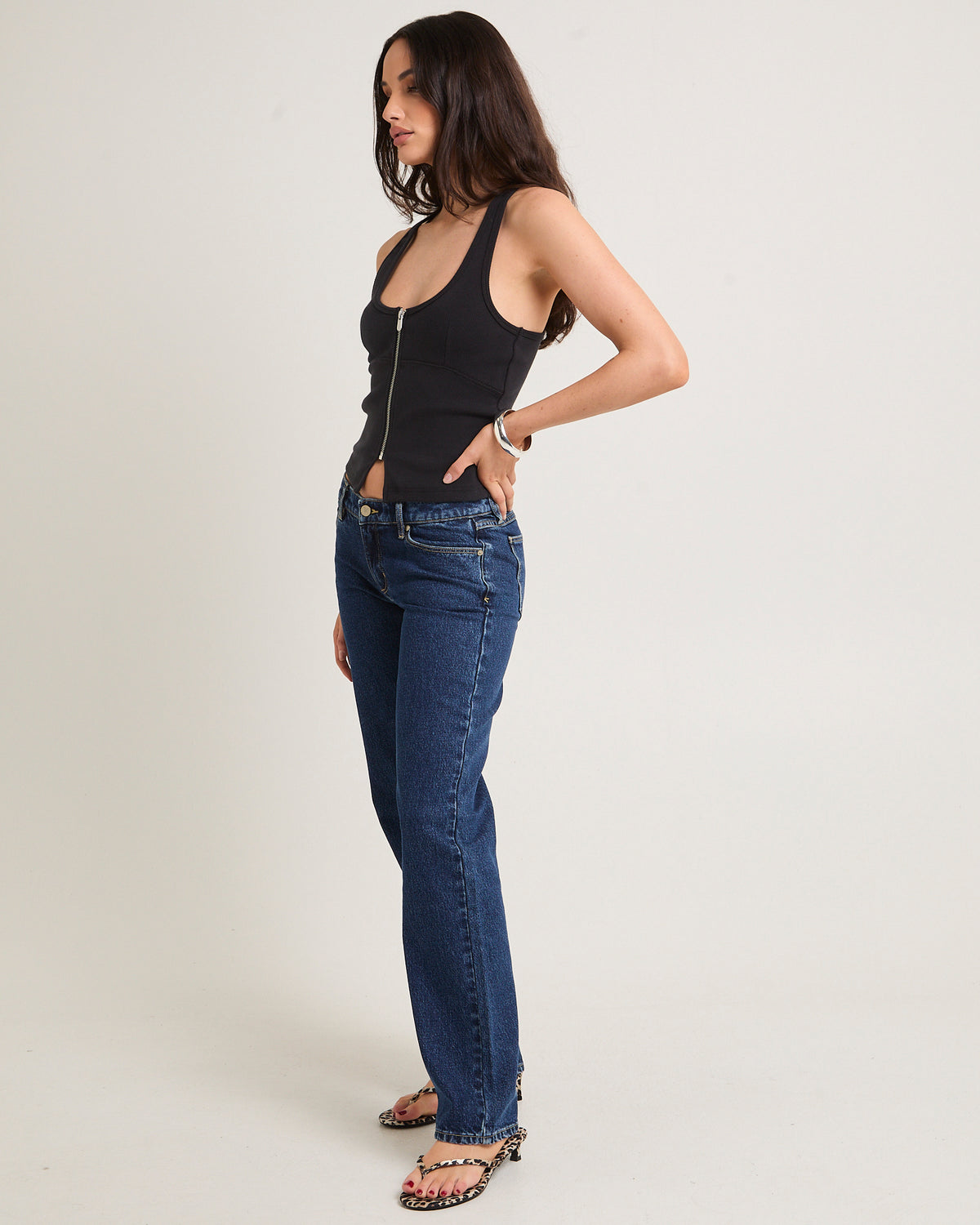 Addison Racer Top