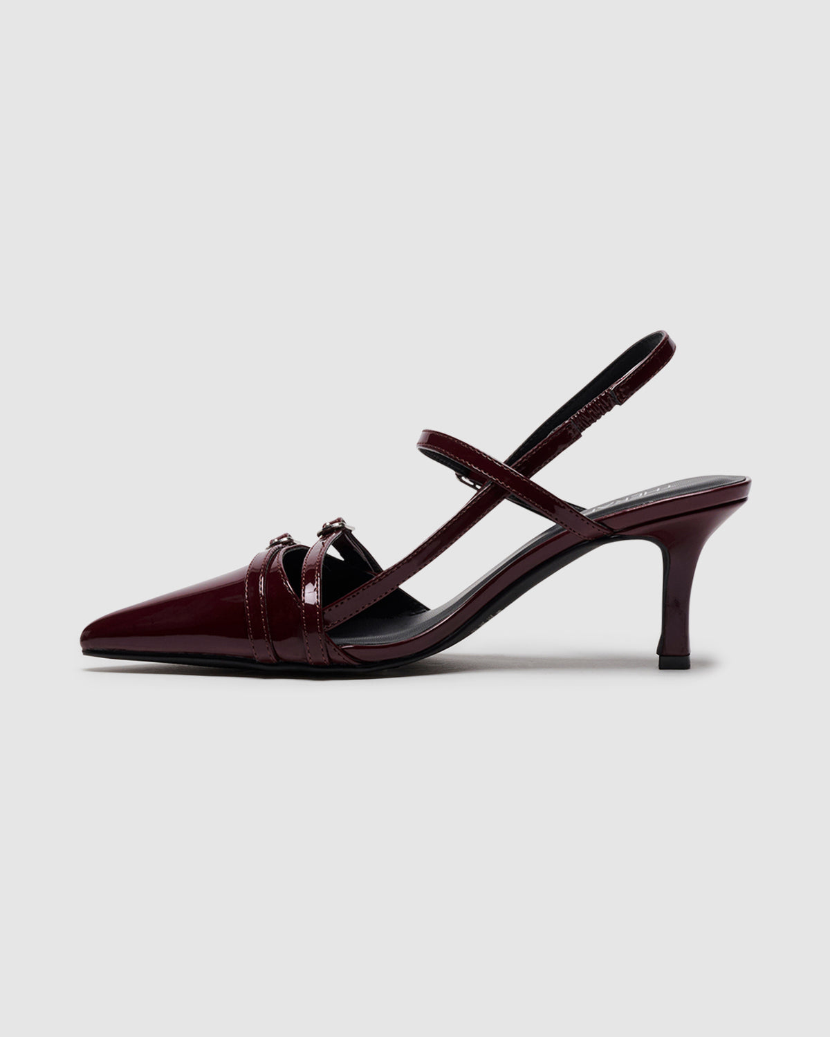 Jackpot Slingback Heels BORDEAUX