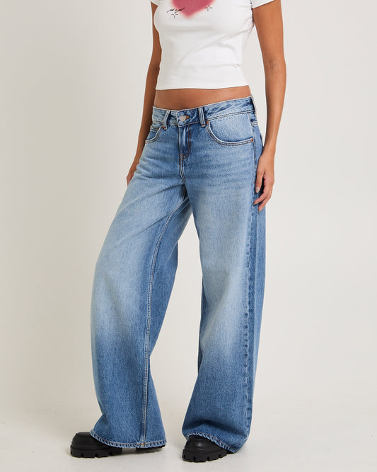 Rhue Wide Denim Jeans STREAM SKY FADE