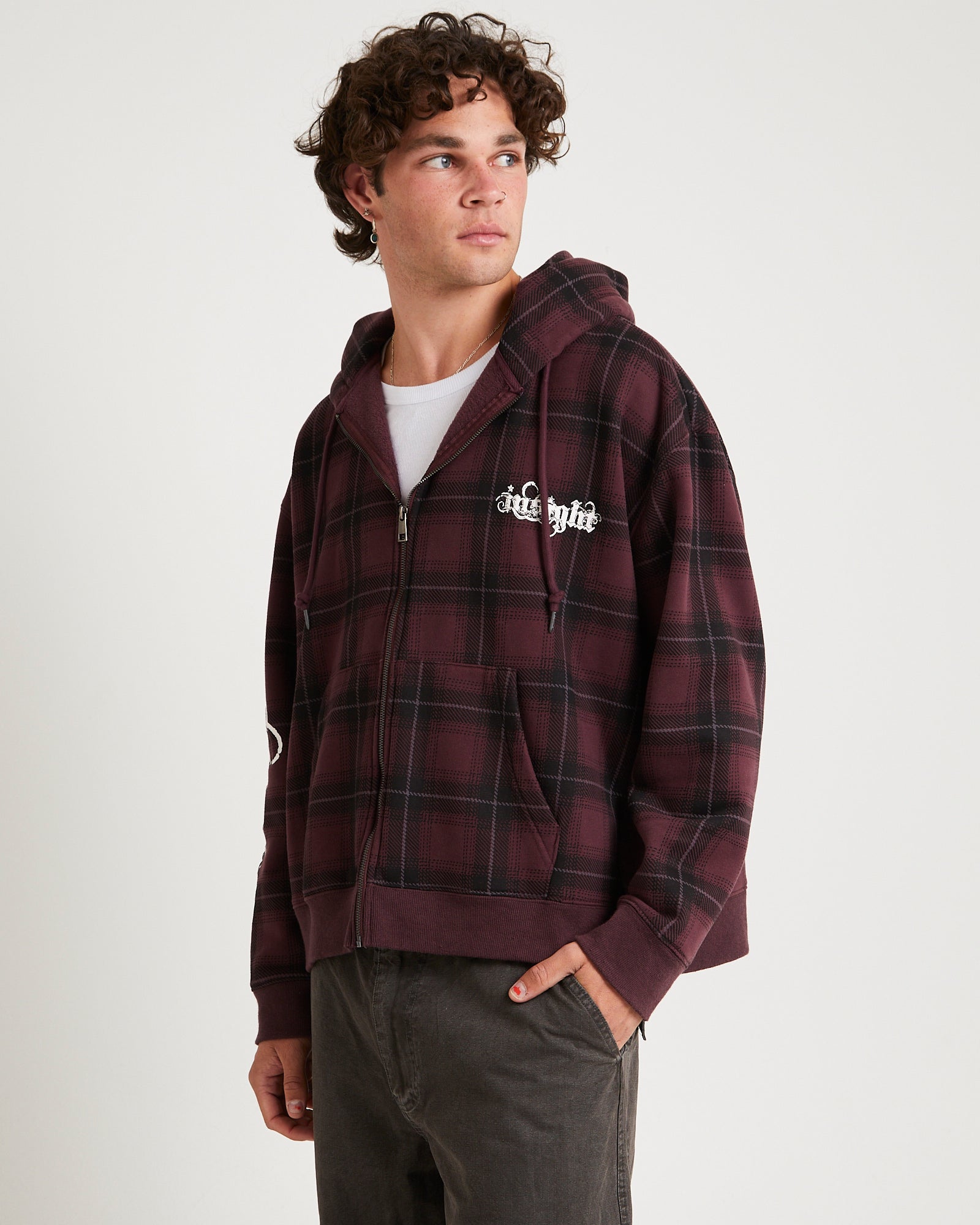 Yard Check Zip Through Hoodie – General Pants Co.