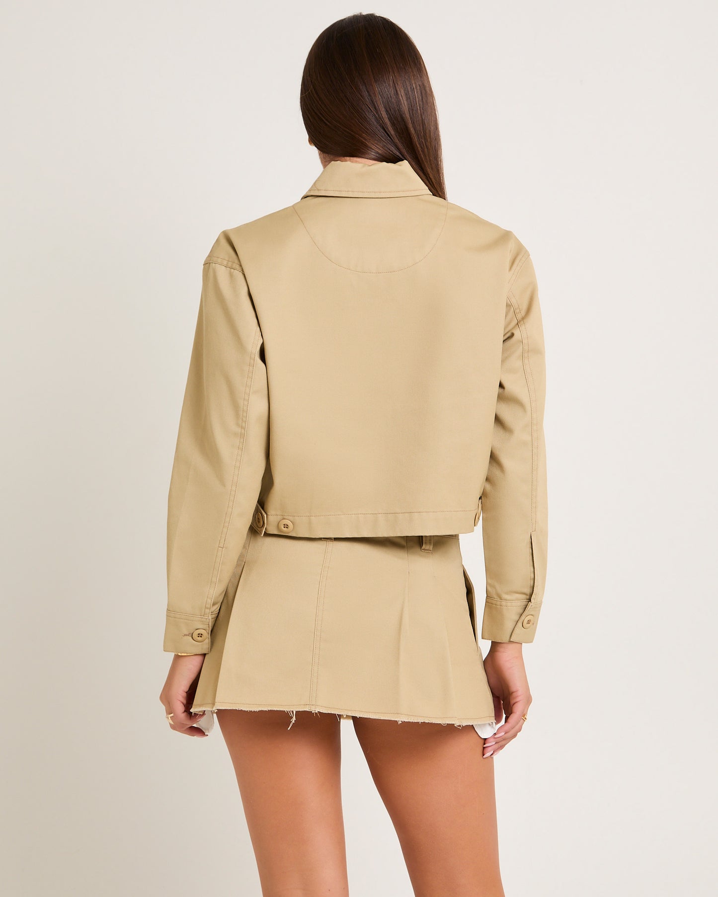 Margot Crop Twill Jacket