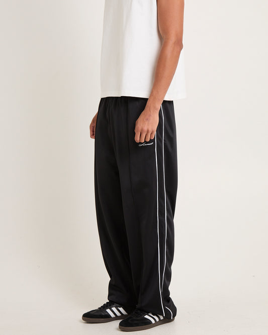 Script Tricot Track Pants BLACK
