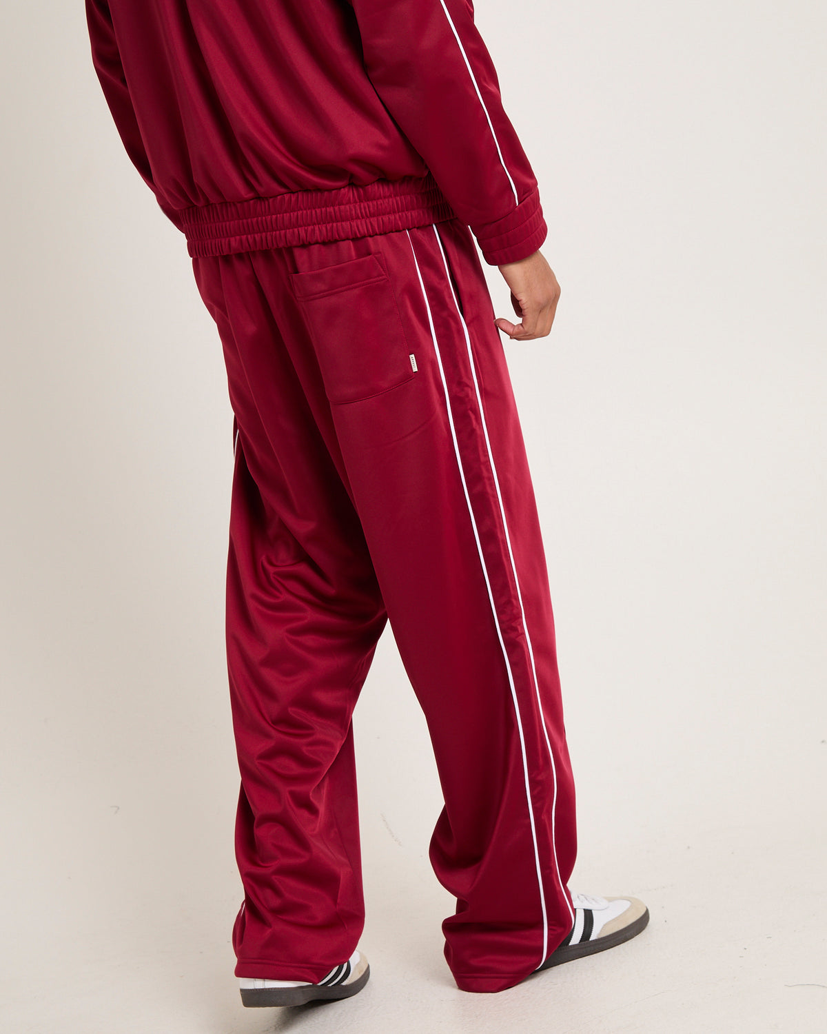 Script Tricot Track Pants WINE
