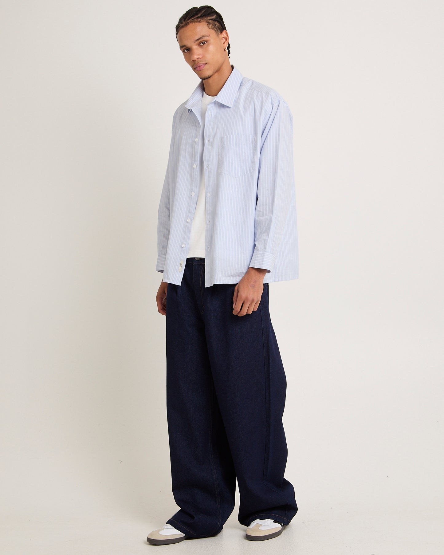 Murphy Stripe Poplin Long Sleeve Shirt